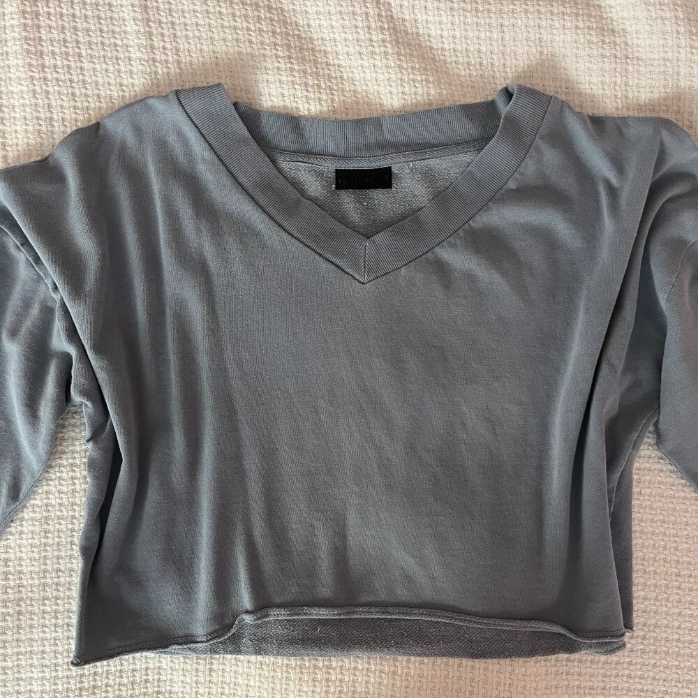 Cotton On Sweatshirt Blue/Grey Size M